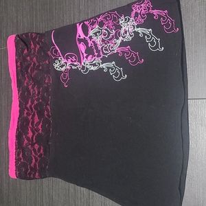 Cute Metal Mulisha Tube Top